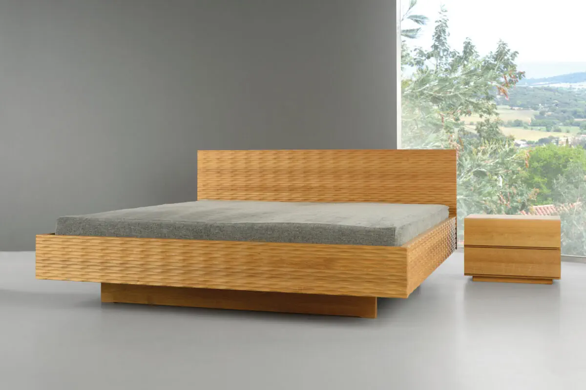 Holzbett F2 Woodwaves Zack Design