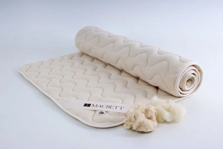 Wendeunterbett Loma Wildseide / Schurwolle Topper