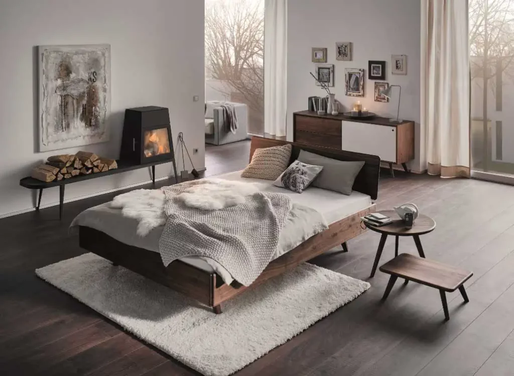 Holzbetten im Bettenfachgeschäft in München